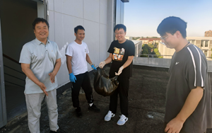 西宝夏日清扫大作战 劳作淬炼同心桥