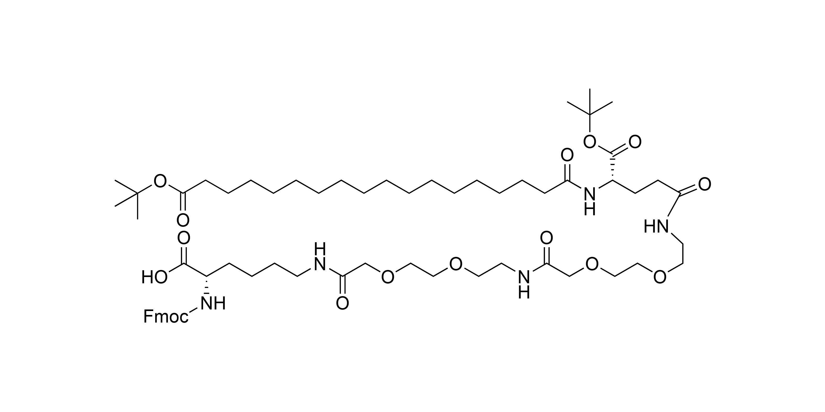Fmoc-Lys(tBuO-Ste-Glu(AEEA-AEEA)-OtBu)-OH